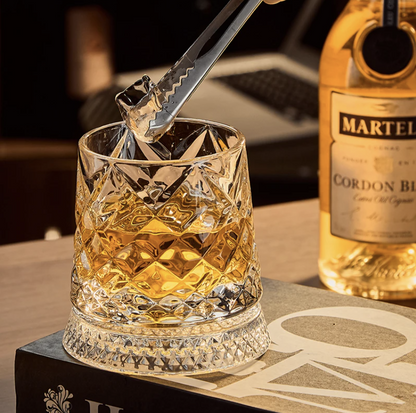 Spinning Whiskey Glass